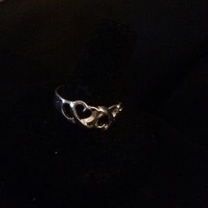 Sterling silver heart ring