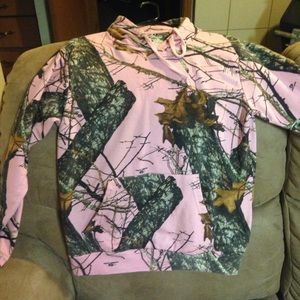 Pink camo sweater