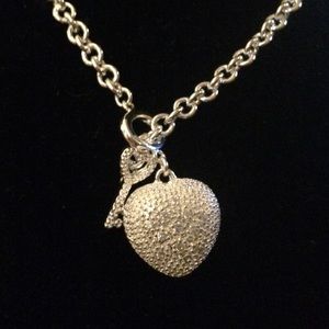 Sterling silver choker necklace