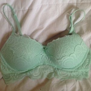 Mint padded bralette