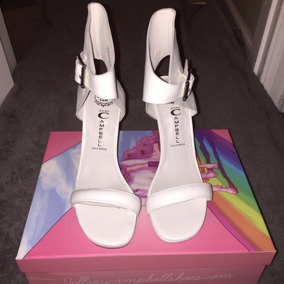 Jeffrey Campbell Shoes Jeffrey Campbell White Shindig Platform