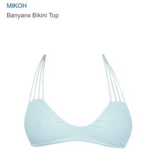Mikoh Banyans sea mist bikini top