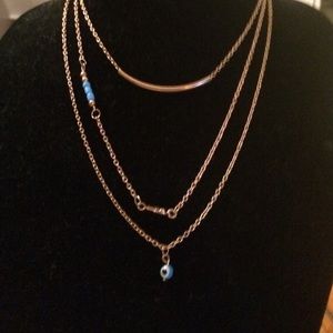 Gold fashion necklace