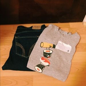 Grey Sushi Tee