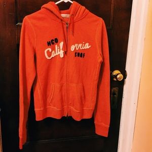 Orange Hollister Hoodie