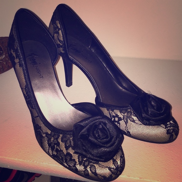 Lace heels