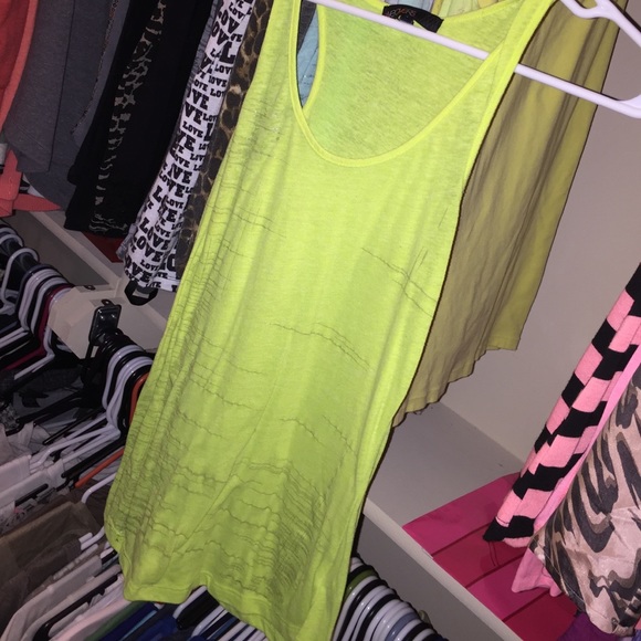Gold and yellow tank