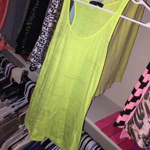 Gold and yellow tank