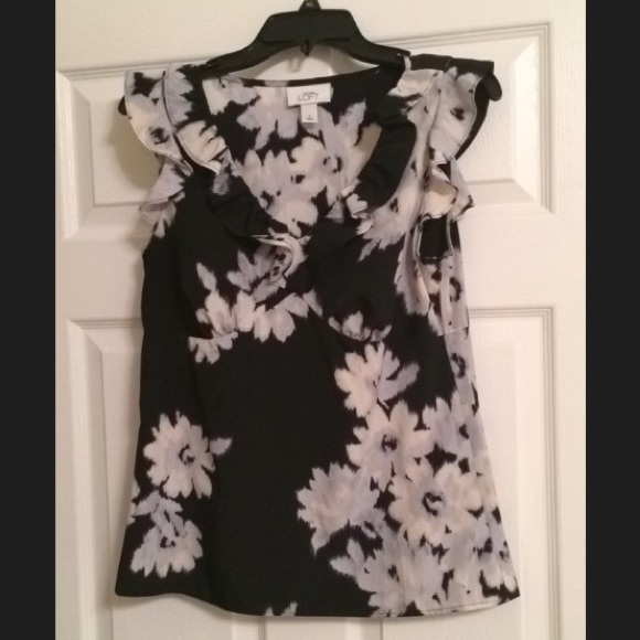 Ann Taylor Loft Floral Top