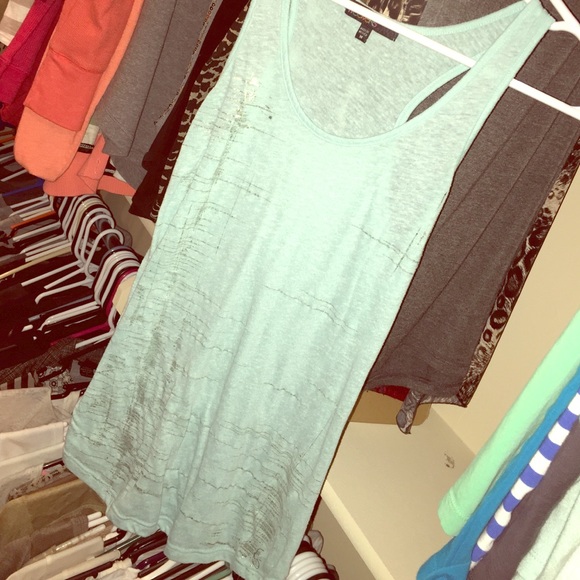Blue tank