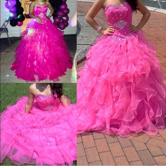 Pink ballgown/pagent/prom dress