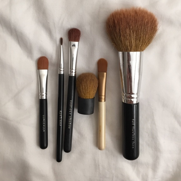 Six BareMinerals/BareEscenuals makeup brushes