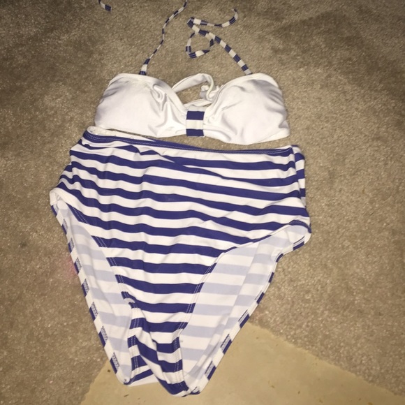 High waist bikini retro