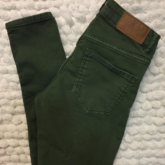 H&M Olive Green Denim