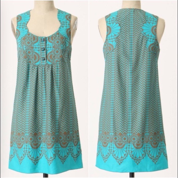 Anna Sui endless chevron dress.
