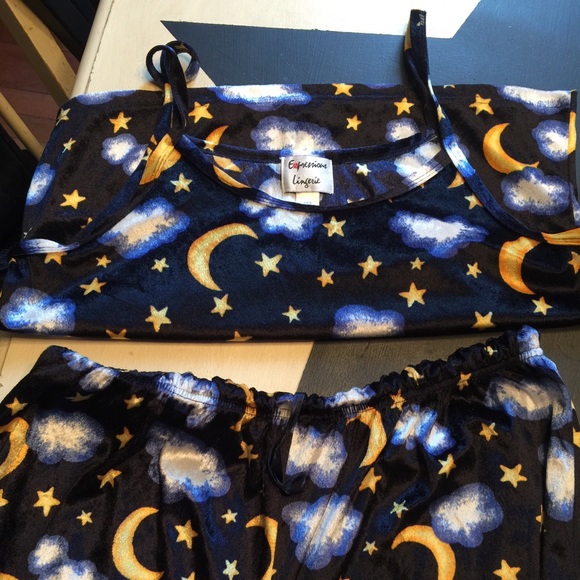 Other - Pajamas!! Moons and stars!