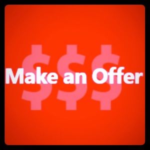 Any reasonable offer accepted 😀