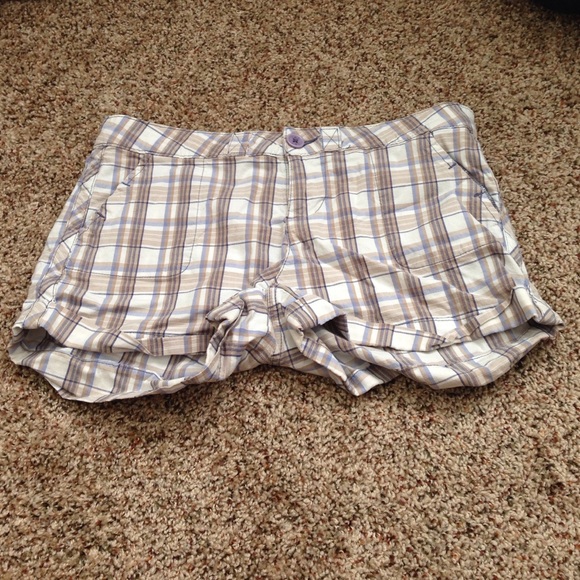 Plaid shorts