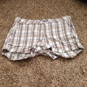 Plaid shorts