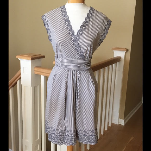 BCBG Max Azria Striped Dress