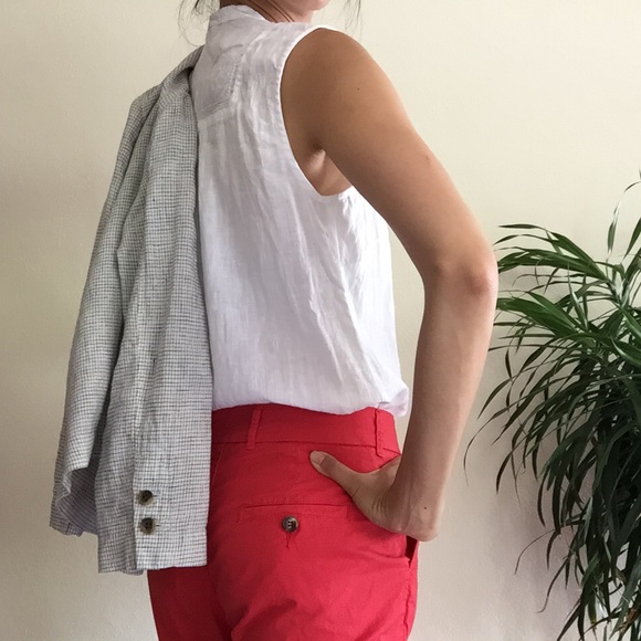 TopShop High-waisted Chinos Bright Red