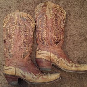 Corral Women's Snip Toe Leather Boots