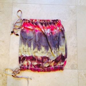 Tie dye string tube top by Mora Girls