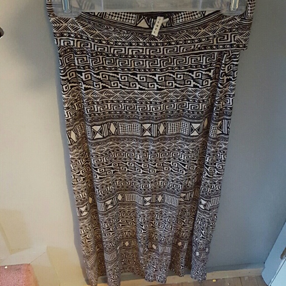 Aztec maxi skirt