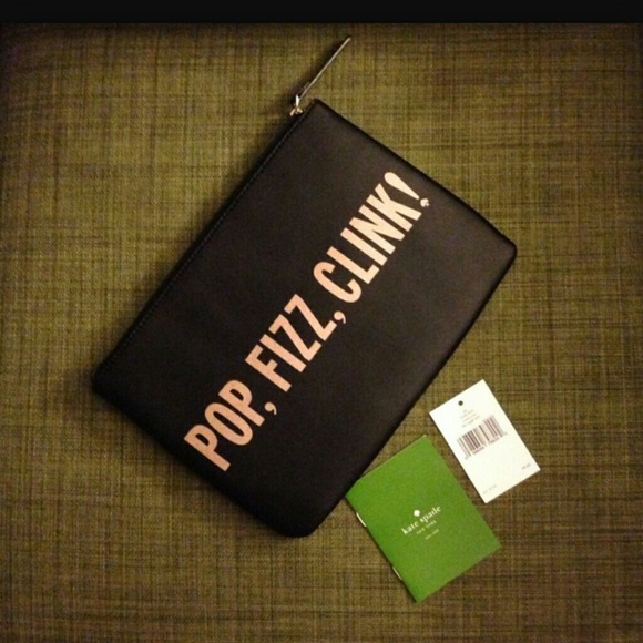 Pop, fizz, clink! Kate spade clutch