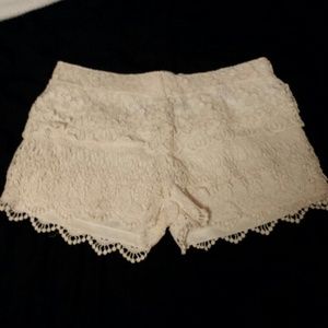 Lace shorts