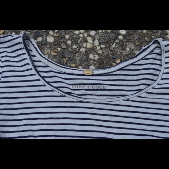 Casual striped long sleeve.