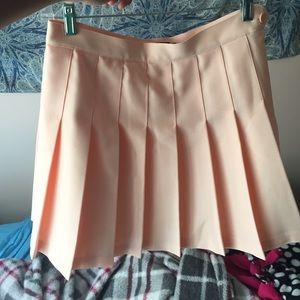 American Apparel Tennis Skirt in Sunset