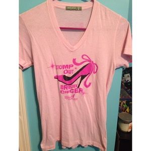 Pink short sleeve shirt