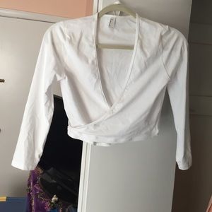 Cotton Spandex Julliard Top white