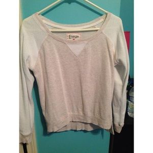 oatmeal color long sleeve sweater