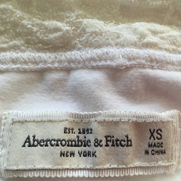 Abercrombie & Fitch White Lace Bodycon Skirt - Picture 4 of 4