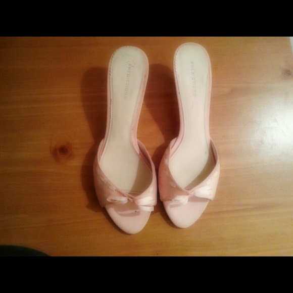 Ladies Satin Peep Toe Shoes