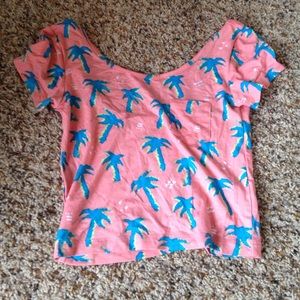 Tropical crop top