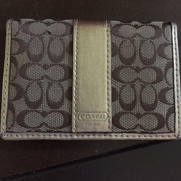 Coach mini wallet