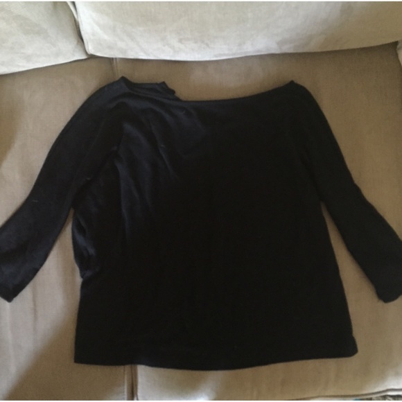 Black LOFT Shirt Bow in the back.