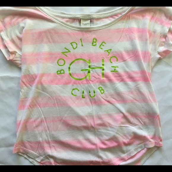 Gilly Hicks Striped Print Tee