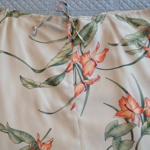 Tommy Bahamas mint green floral skirt