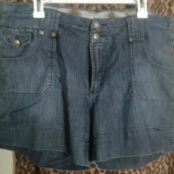 Denim shorts