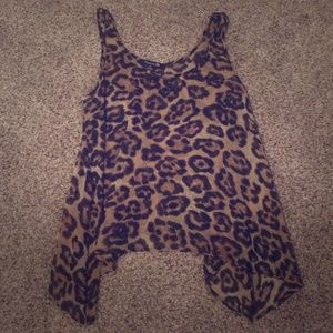 Forever 21 cheetah tank