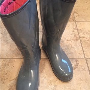 ☔️Grey rubber rain boots