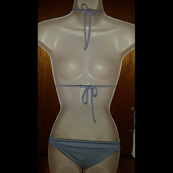 Victoria's Secret Gray Padded Bikini Set XS - New - Picture 2 of 3