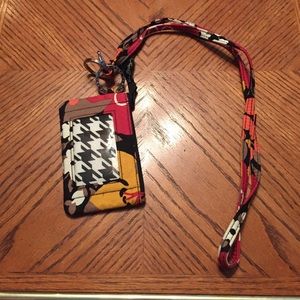 Vera Bradley lanyard with matching picture ID