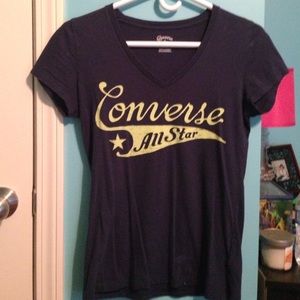 Navy blue converse shirt