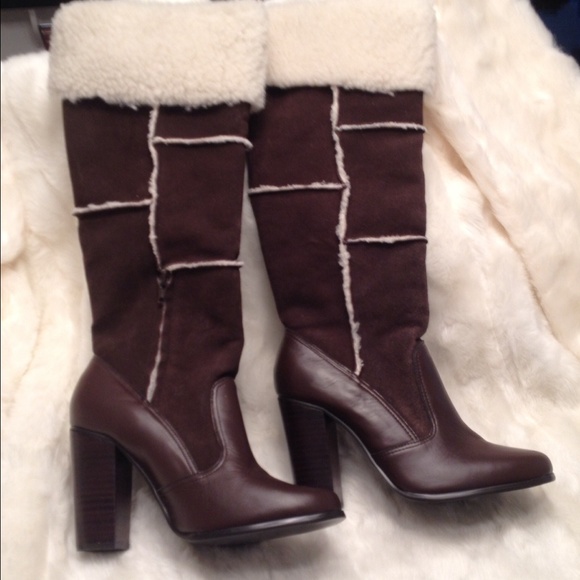 Colin Stuart Shoes - NWOB COLIN STUART Brown Suede Boots Size 8