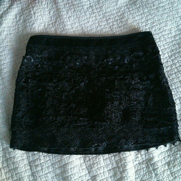 Sexy black crochet shirt